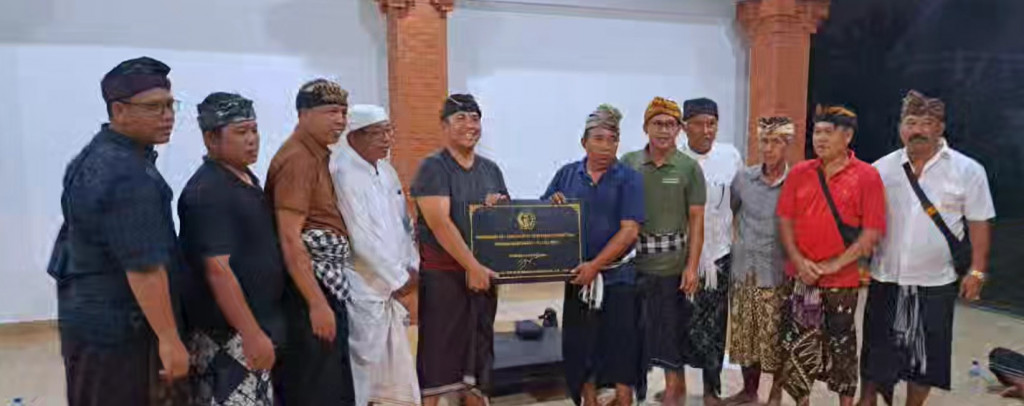 PEMBANGUNAN BALE GAMBELAN SETRA AGENG DESA ADAT TEGAL